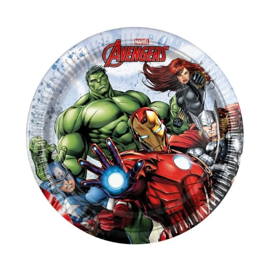 Avengers Pappteller 23 cm 8 Stk.