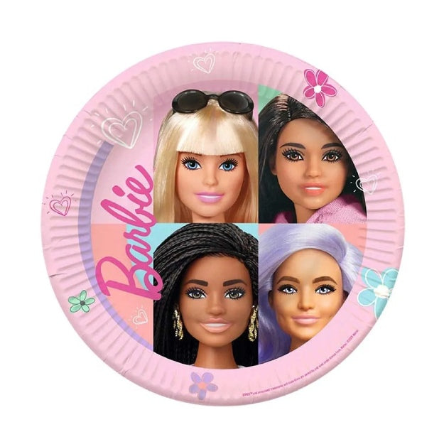Barbie Sweet Life Pappteller 23 cm 8 Stk.