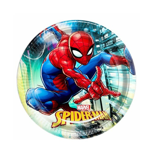 Spiderman Pappteller 23 cm 8 Stk.