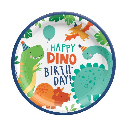 Dino-Mite Party Pappteller 23 cm 8 Stk.