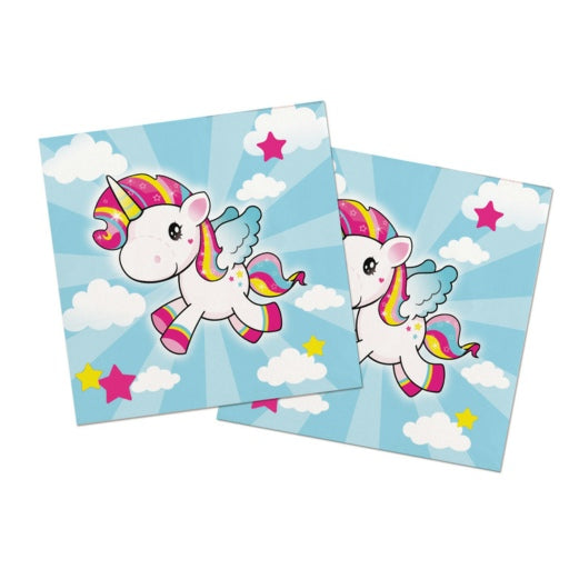 Einhorn Pony Servietten 20 Stk.