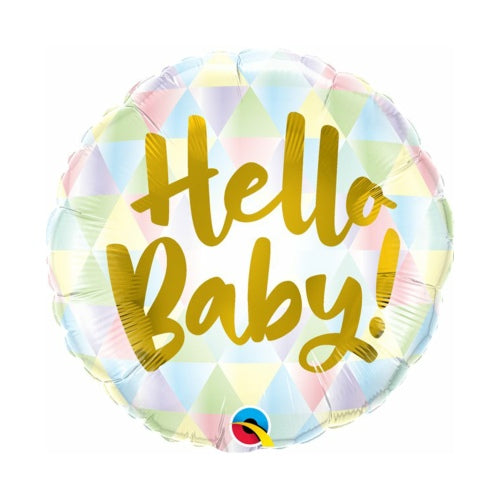 Hello Baby Folienballon Helium gefüllt