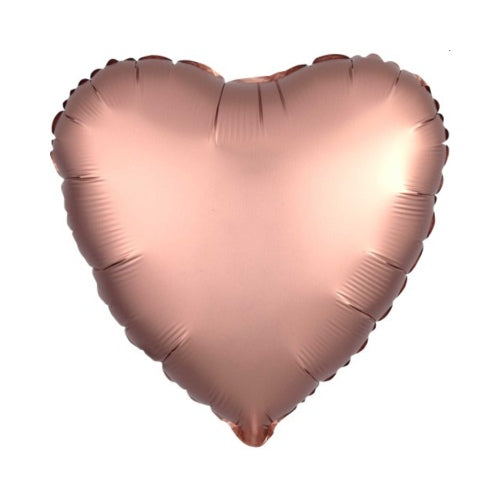 Herz rosa Folienballon Helium gefüllt