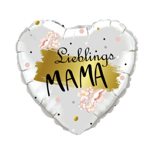 Mama gold Folienballon Helium gefüllt