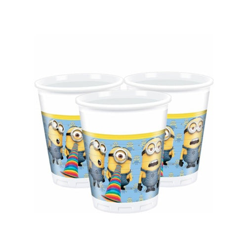 Minions Plastikbecher 8 Stk.