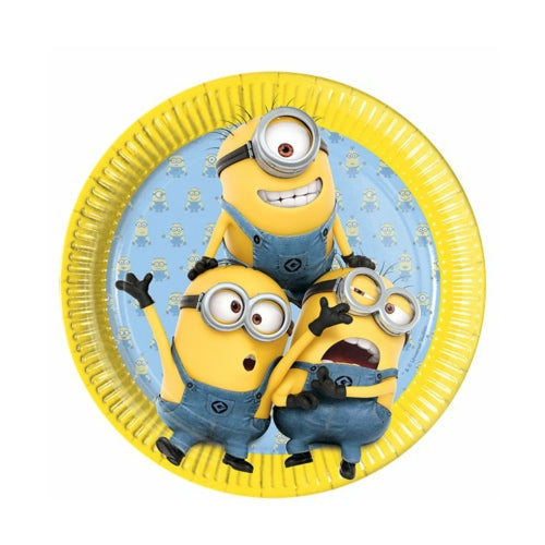 Minions Pappteller 23 cm 8 Stk.