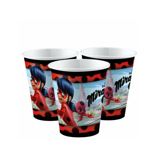 Miraculous Ladybug Pappbecher 8 Stk.