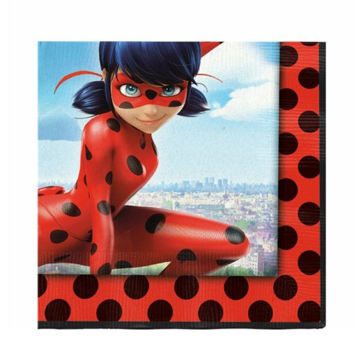 Miraculous Ladybug Servietten 20 Stk.