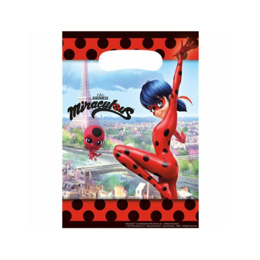 Miraculous Ladybug Partytüten 8 Stk.