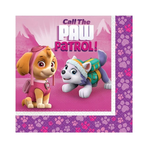 Paw Patrol Girl Servietten 16 Stk.
